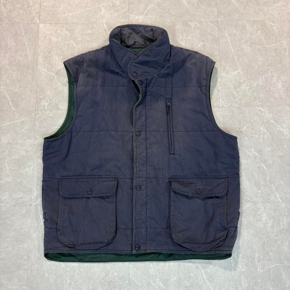 90's L.L.Bean navy blue vest Size L #outdoor #gilet